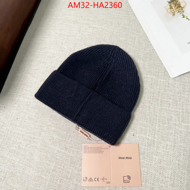 Cap(Hat)-Miu Miu replica 2024 perfect luxury ID: HA2360 $: 32USD