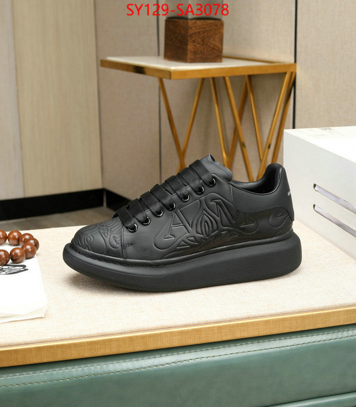 Men Shoes-Alexander McQueen top quality designer replica ID: SA3078 $: 129USD