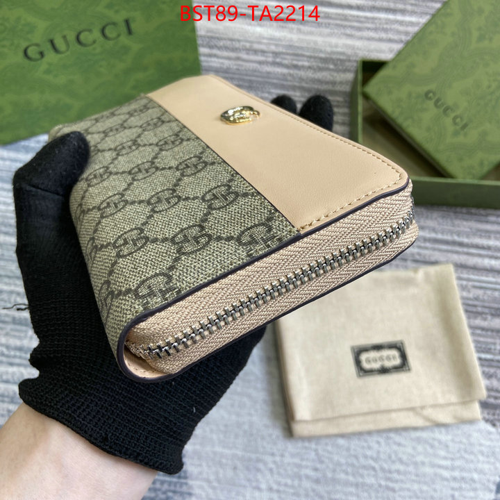 Gucci Bags(TOP)-Wallet- how to buy replica shop ID: TA2214 $: 89USD,