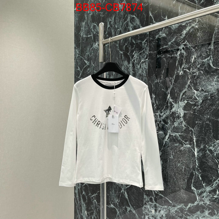 Clothing-Dior top perfect fake ID: CB7874 $: 85USD