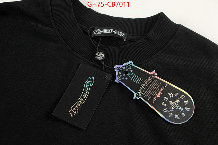 Clothing-Chrome Hearts highest product quality ID: CB7011 $: 75USD