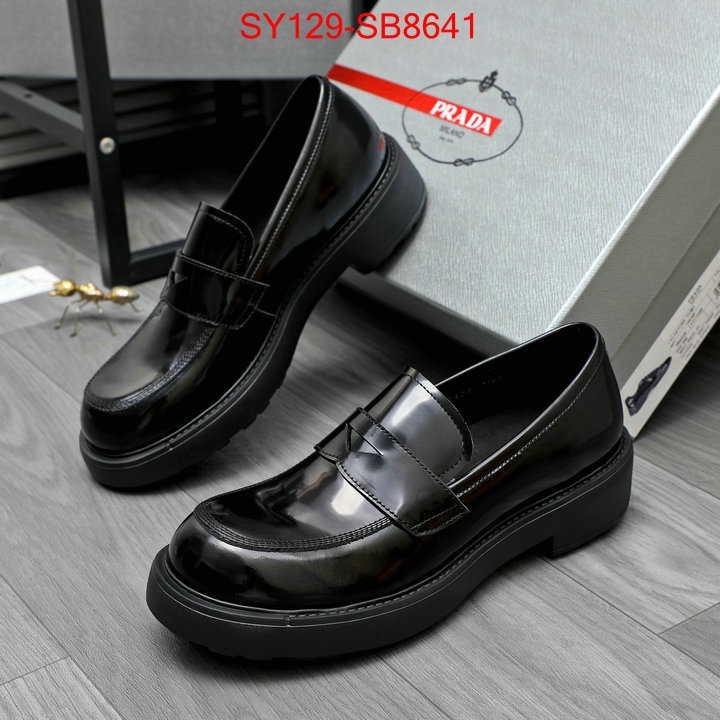 Men shoes-Prada top 1:1 replica ID: SB8641 $: 129USD