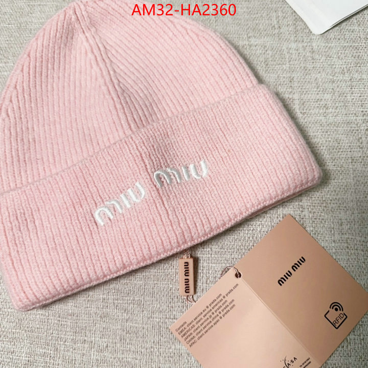 Cap(Hat)-Miu Miu replica 2024 perfect luxury ID: HA2360 $: 32USD