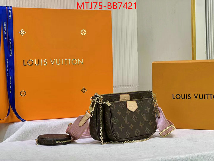 LV Bags(4A)-Pochette MTis Bag- best designer replica ID: BB7421 $: 75USD,