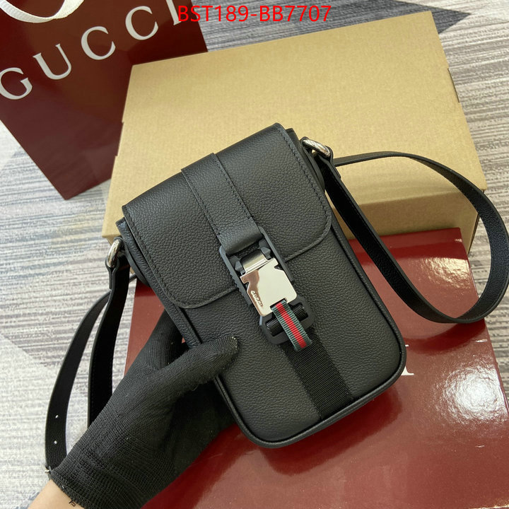 Gucci Bags(TOP)-Crossbody- 7 star replica ID: BB7707 $: 189USD,