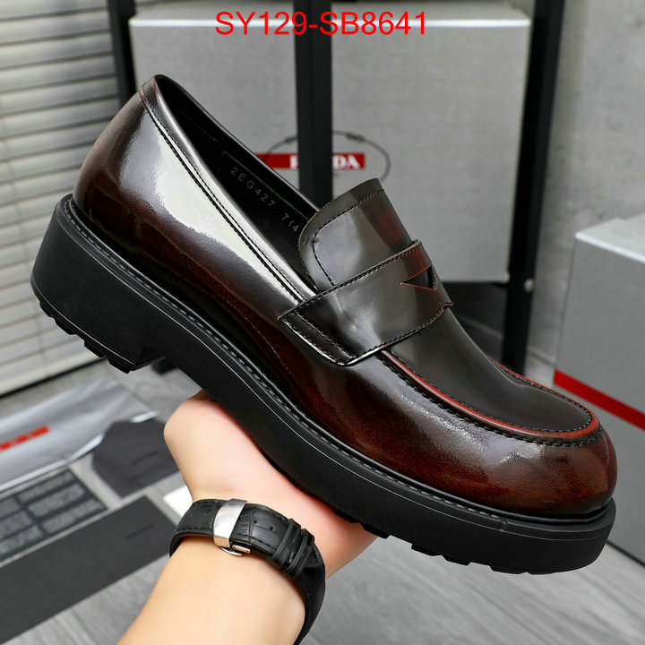 Men shoes-Prada top 1:1 replica ID: SB8641 $: 129USD