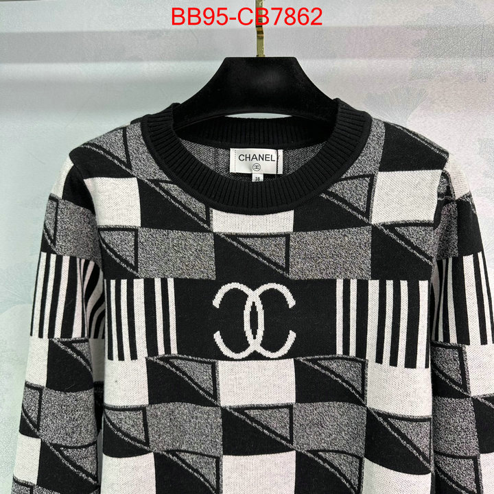 Clothing-Chanel highest quality replica ID: CB7862 $: 95USD