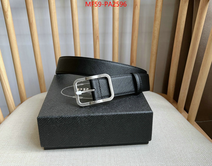 Belts-Prada luxury cheap replica ID: PA2596 $: 59USD