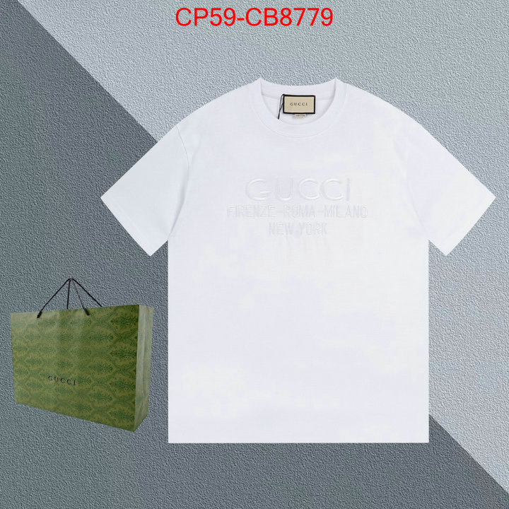 Clothing-Gucci top 1:1 replica ID: CB8779 $: 59USD