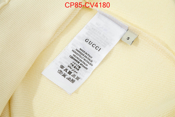 Clothing-Gucci outlet 1:1 replica ID: CV4180 $: 85USD