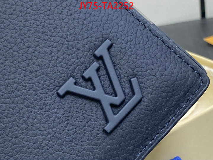 LV Bags(TOP)-Wallet good ID: TA2252 $: 75USD,