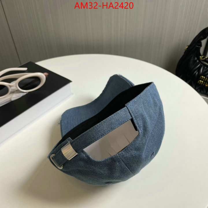 Cap(Hat)-Balenciaga sale outlet online ID: HA2420 $: 32USD