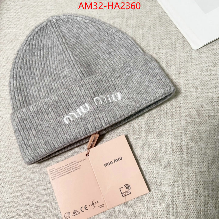 Cap(Hat)-Miu Miu replica 2024 perfect luxury ID: HA2360 $: 32USD