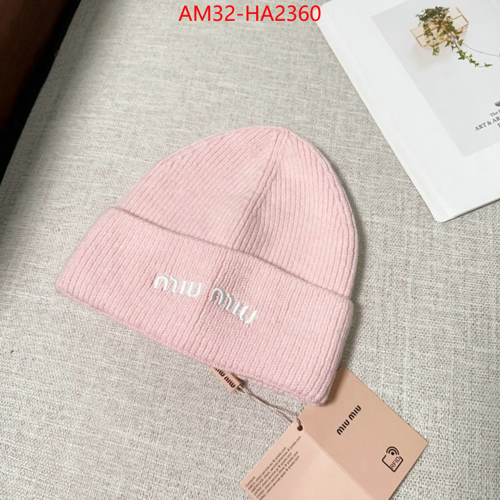 Cap(Hat)-Miu Miu replica 2024 perfect luxury ID: HA2360 $: 32USD