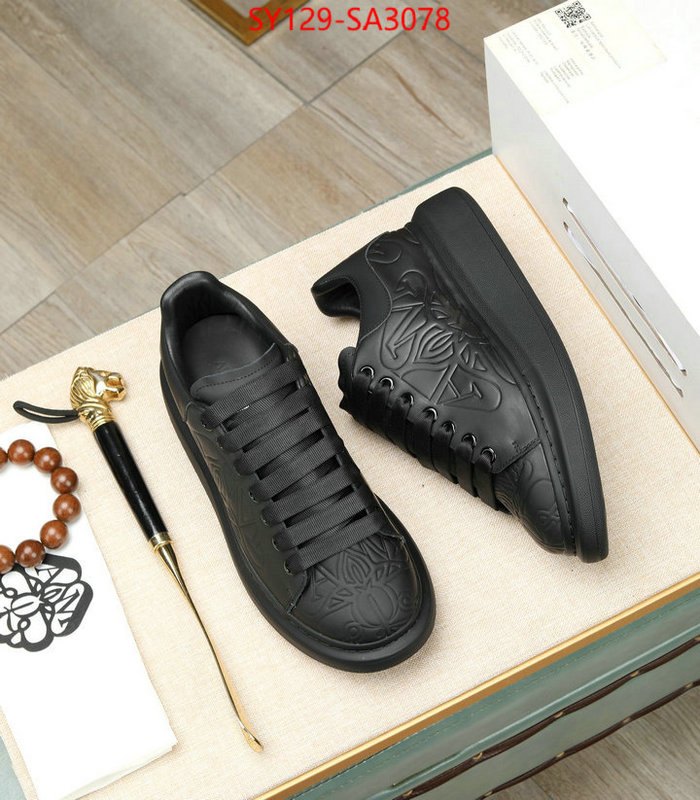 Men Shoes-Alexander McQueen top quality designer replica ID: SA3078 $: 129USD