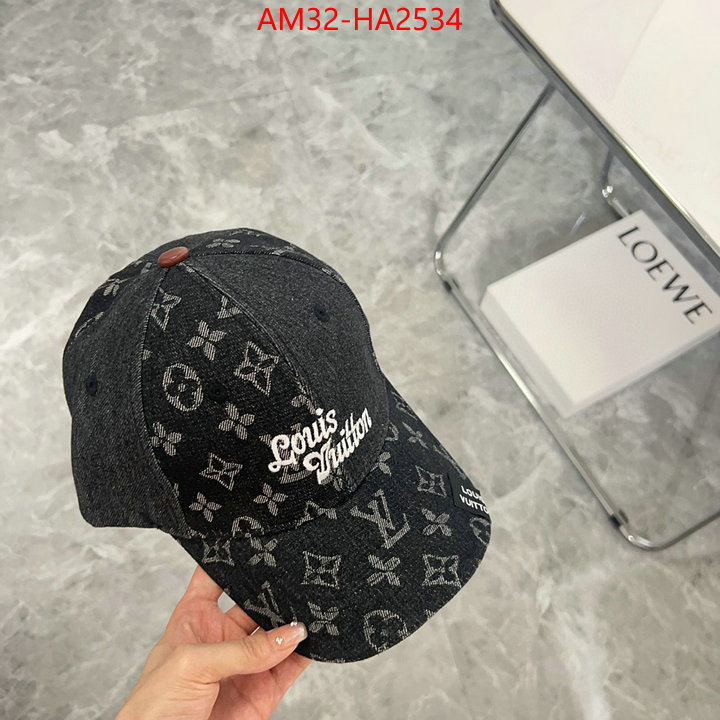 Cap(Hat)-LV high quality designer replica ID: HA2534 $: 32USD