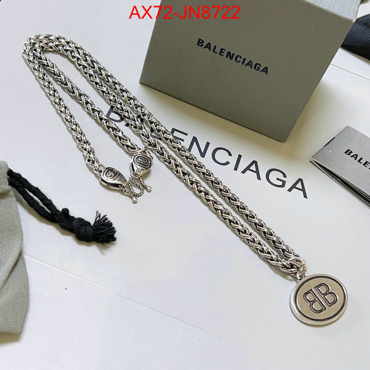 Jewelry-Balenciaga luxury fashion replica designers ID: JN8722 $: 72USD