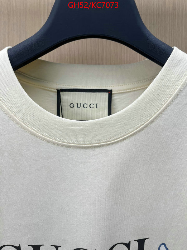 Clothing-Gucci luxury cheap replica ID: KC7073 $: 52USD