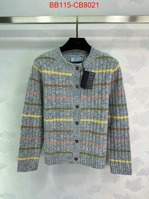 Clothing-Prada replica 1:1 ID: CB8021 $: 115USD