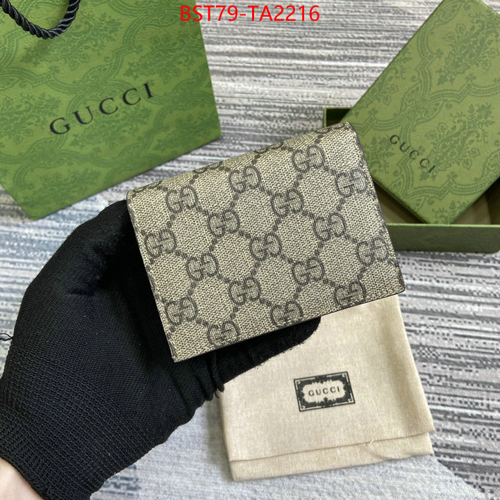 Gucci Bags(TOP)-Wallet- where can i find ID: TA2216 $: 79USD,