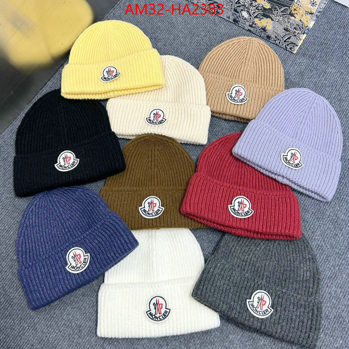 Cap(Hat)-Moncler highest quality replica ID: HA2383 $: 32USD