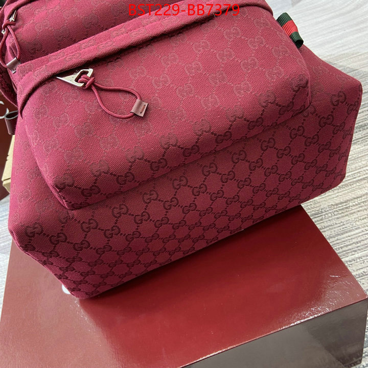 Gucci Bags(TOP)-Backpack- buy cheap replica ID: BB7379 $: 229USD,