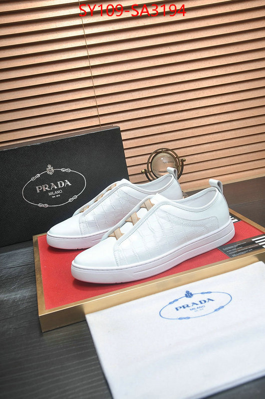 Men shoes-Prada top 1:1 replica ID: SA3194 $: 109USD