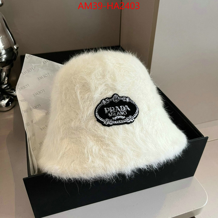 Cap (Hat)-Prada fake aaaaa ID: HA2403 $: 39USD