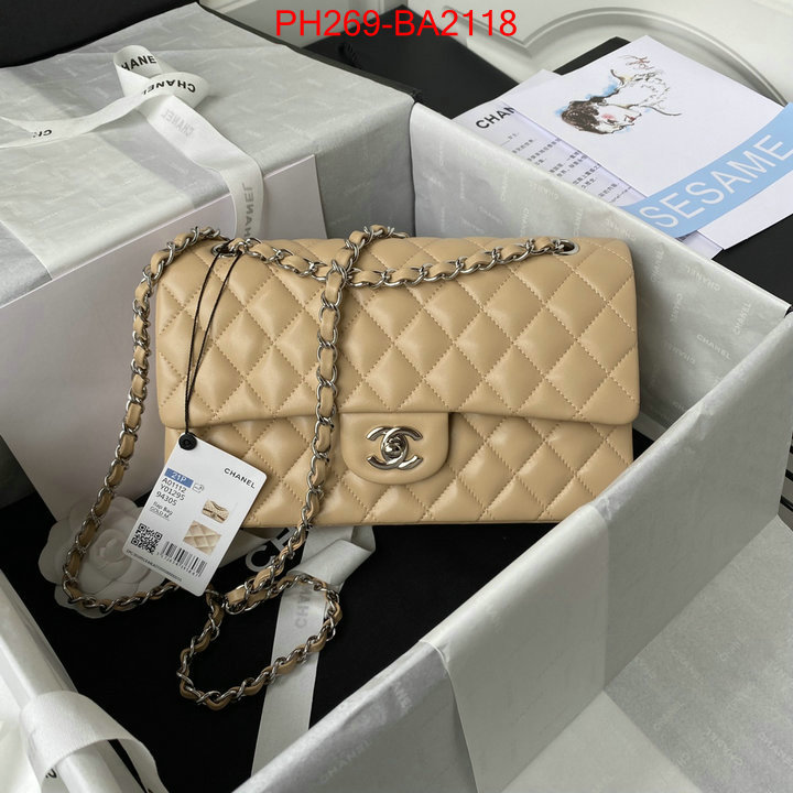 Chanel Bags(TOP)-Crossbody- customize best quality replica ID：BA2118 $: 269USD,