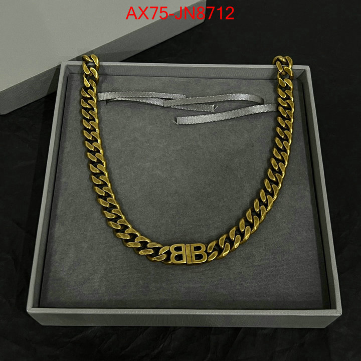 Jewelry-Balenciaga fake aaaaa ID: JN8712 $: 75USD