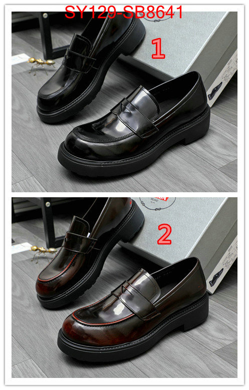 Men shoes-Prada top 1:1 replica ID: SB8641 $: 129USD