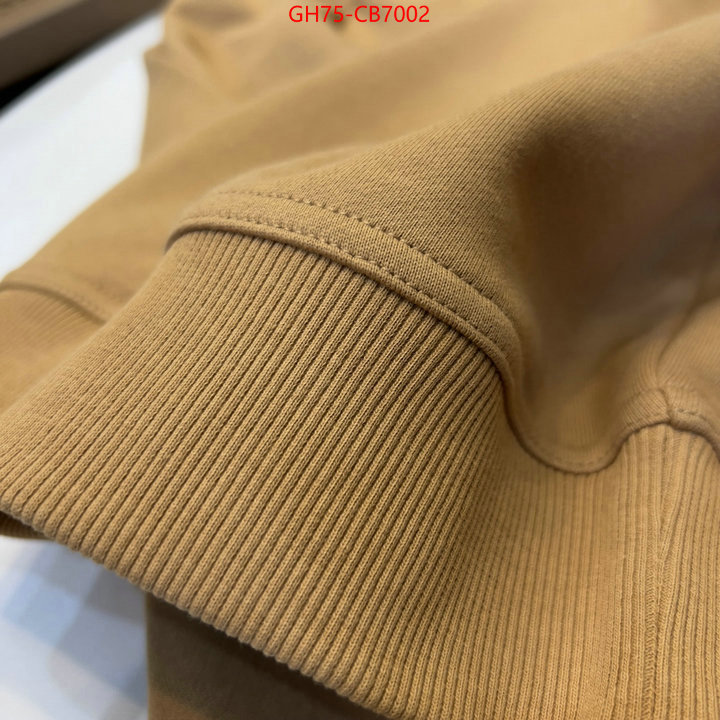 Clothing-Burberry best replica 1:1 ID: CB7002 $: 75USD