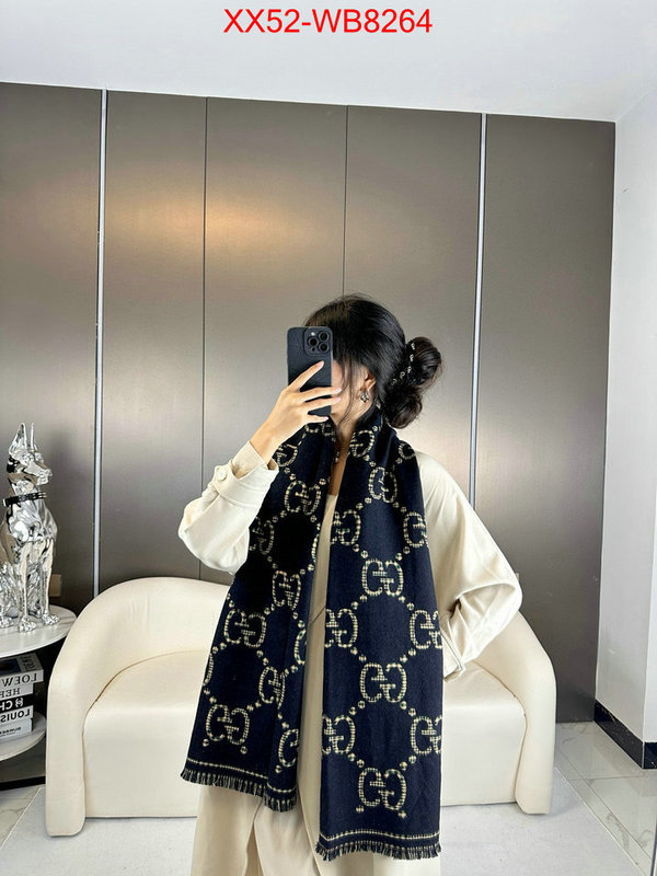 Scarf-Gucci luxury fake ID: MB8264 $: 52USD