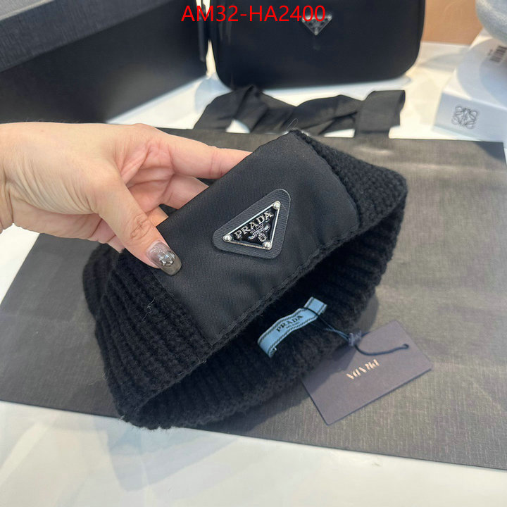 Cap (Hat)-Prada buy high quality cheap hot replica ID: HA2400 $: 32USD