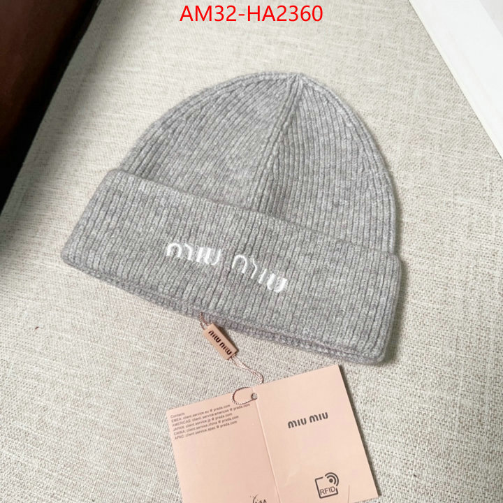 Cap(Hat)-Miu Miu replica 2024 perfect luxury ID: HA2360 $: 32USD