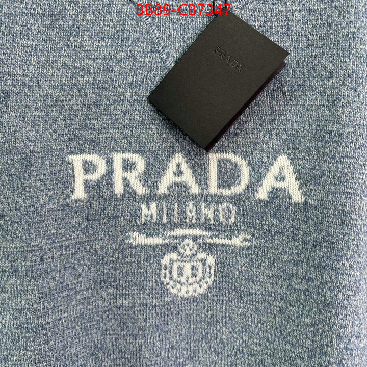 Clothing-Prada 7 star replica ID: CB7347 $: 89USD