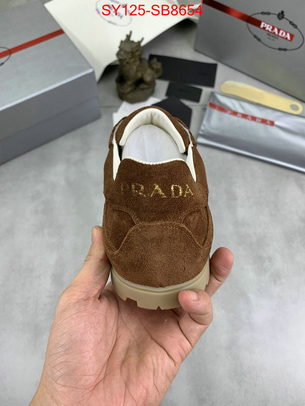 Men shoes-Prada high quality online ID: SB8654 $: 125USD