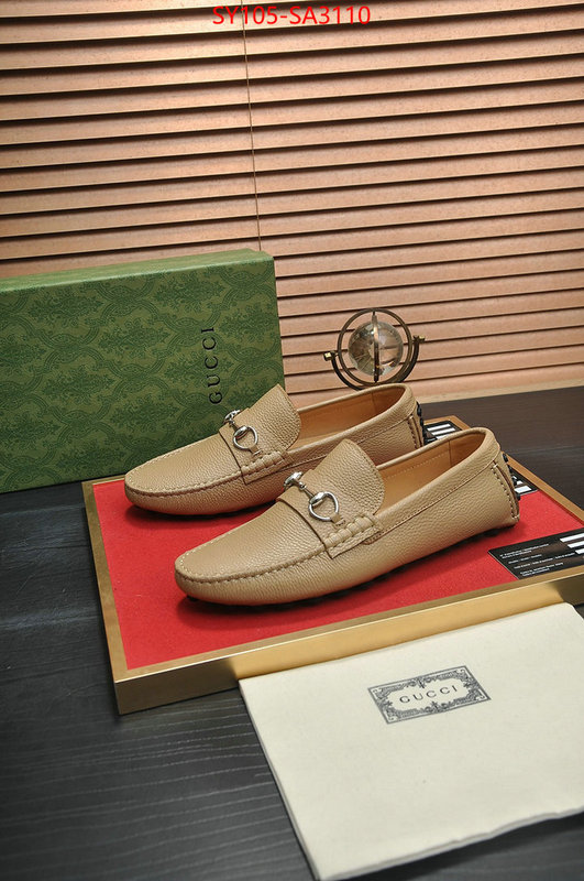 Men Shoes-Gucci top quality fake ID: SA3110 $: 105USD