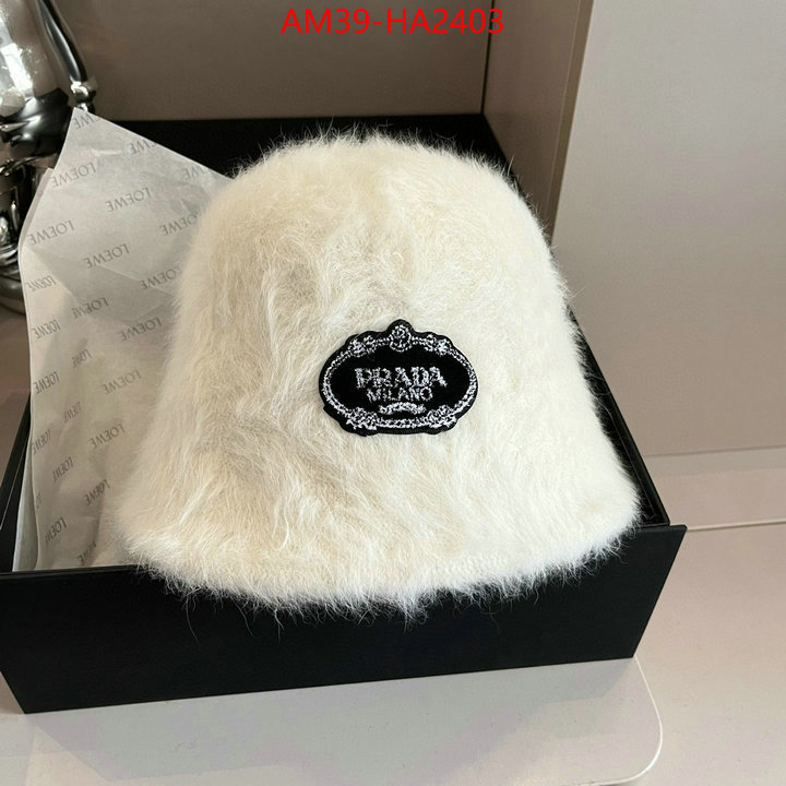 Cap (Hat)-Prada fake aaaaa ID: HA2403 $: 39USD