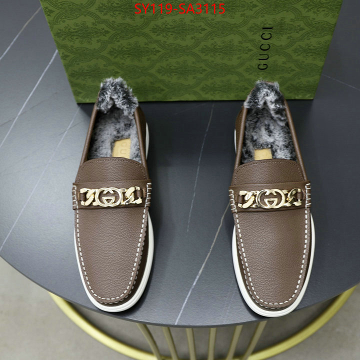 Men Shoes-Gucci 2024 replica wholesale cheap sales online ID: SA3115 $: 119USD