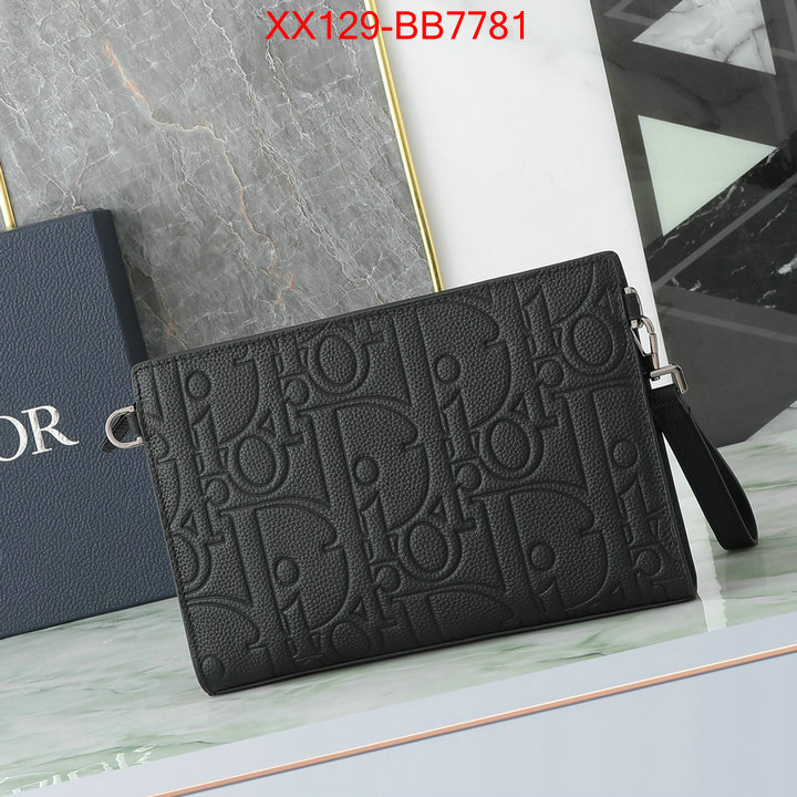 Dior Bags(TOP)-Clutch- wholesale imitation designer replicas ID: BB7781 $: 129USD,