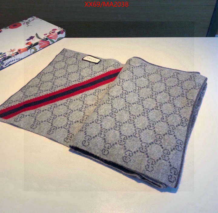 Scarf-Gucci outlet 1:1 replica ID: MA2038 $: 69USD