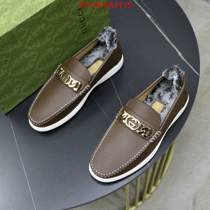 Men Shoes-Gucci 2024 replica wholesale cheap sales online ID: SA3115 $: 119USD