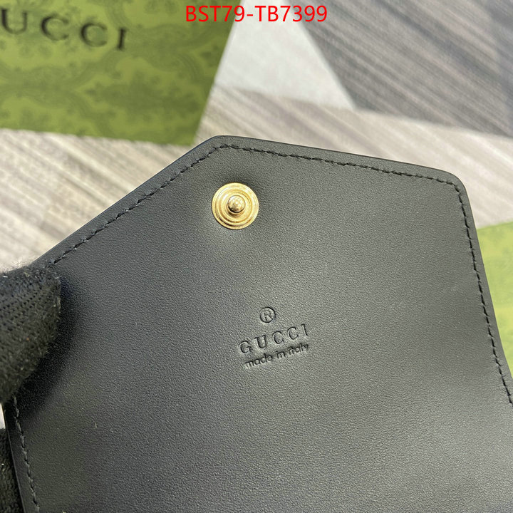 Gucci Bags(TOP)-Wallet- top perfect fake ID: TB7399 $: 79USD,