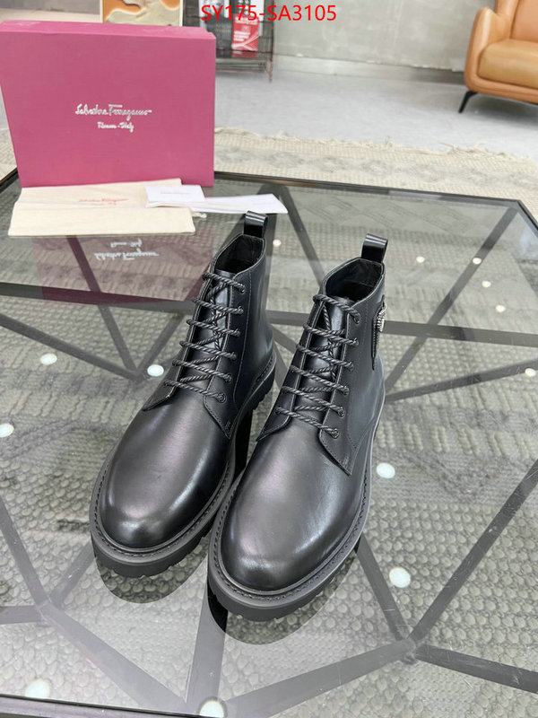 Men shoes-Ferragamo aaaaa+ quality replica ID: SA3105 $: 175USD