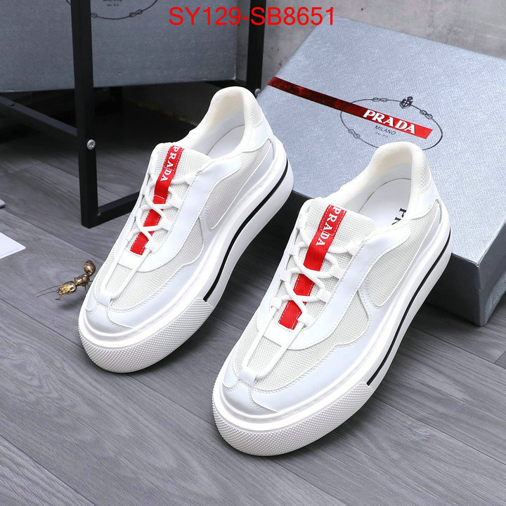 Men shoes-Prada replica aaaaa+ designer ID: SB8651 $: 129USD