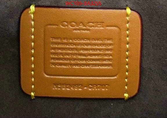 Coach Bags(4A)-Crossbody- luxury fashion replica designers ID: BA3255 $: 109USD,