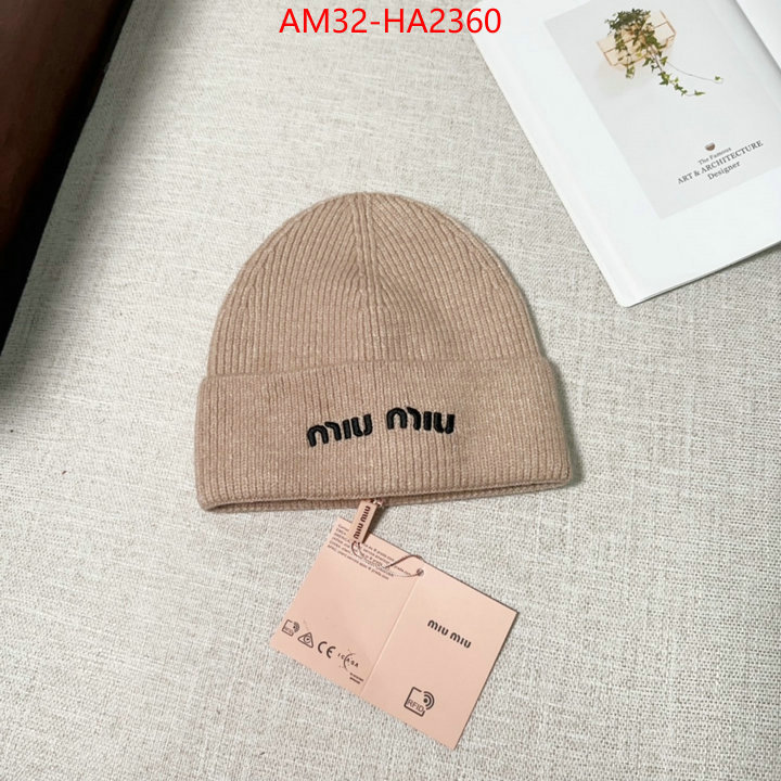 Cap(Hat)-Miu Miu replica 2024 perfect luxury ID: HA2360 $: 32USD