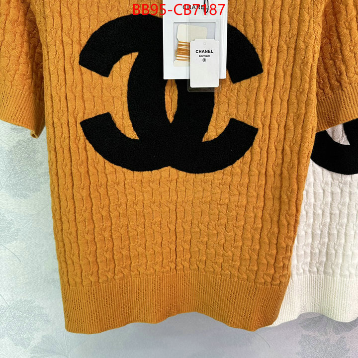 Clothing-Chanel found replica ID: CB7187 $: 95USD