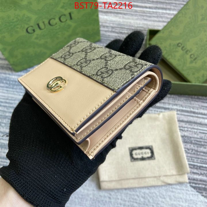 Gucci Bags(TOP)-Wallet- where can i find ID: TA2216 $: 79USD,